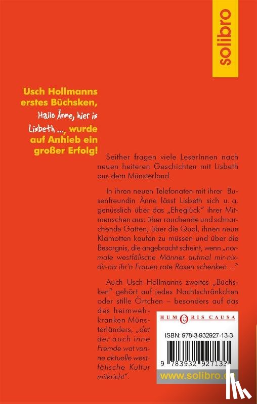 Hollmann, Usch - Wat is uns alles erspart geblieben!