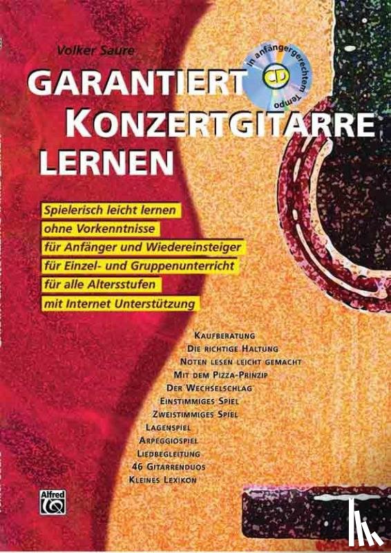 Saure, Volker - Garantiert Konzertgitarre lernen