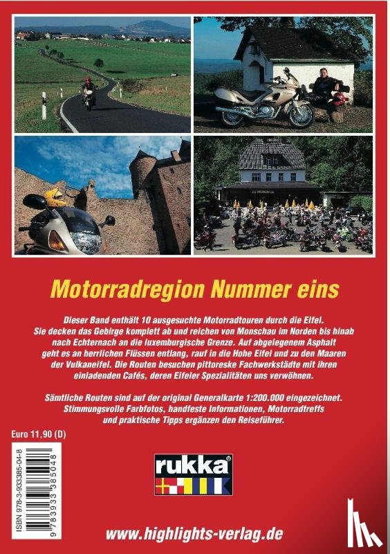  - Eifel. Motorrad-Reiseführer