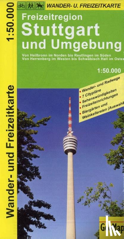  - Freizeitregion Stuttgart und Umgebung 1 : 50 000. Wander- und Freizeitkarte