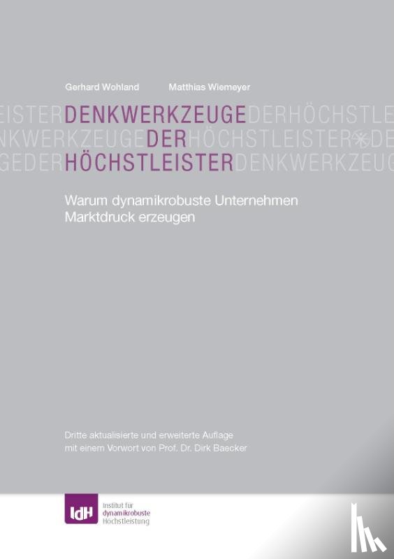 Wohland, Gerhard, Wiemeyer, Matthias - Denkwerkzeuge der Höchstleister