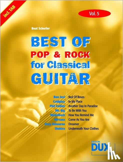 Scherler, Beat - Best Of Pop & Rock for Classical Guitar 5