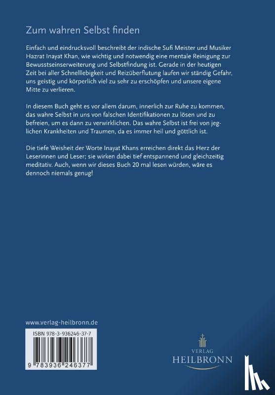 Inayat Khan, Hazrat - Heilung aus der Tiefe der Seele