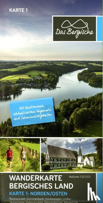  - Wanderkarte Bergisches Land 1:25.000