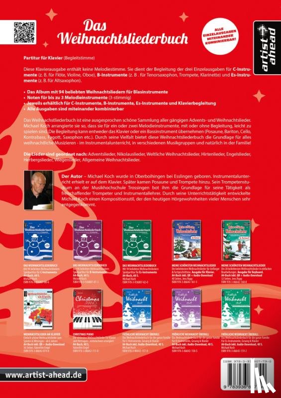 Koch, Michael - Das Weihnachtsliederbuch - für Klavierbegleitung