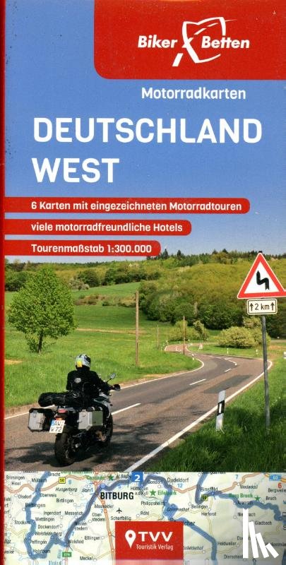  - Motorradkarten Set Deutschland West
