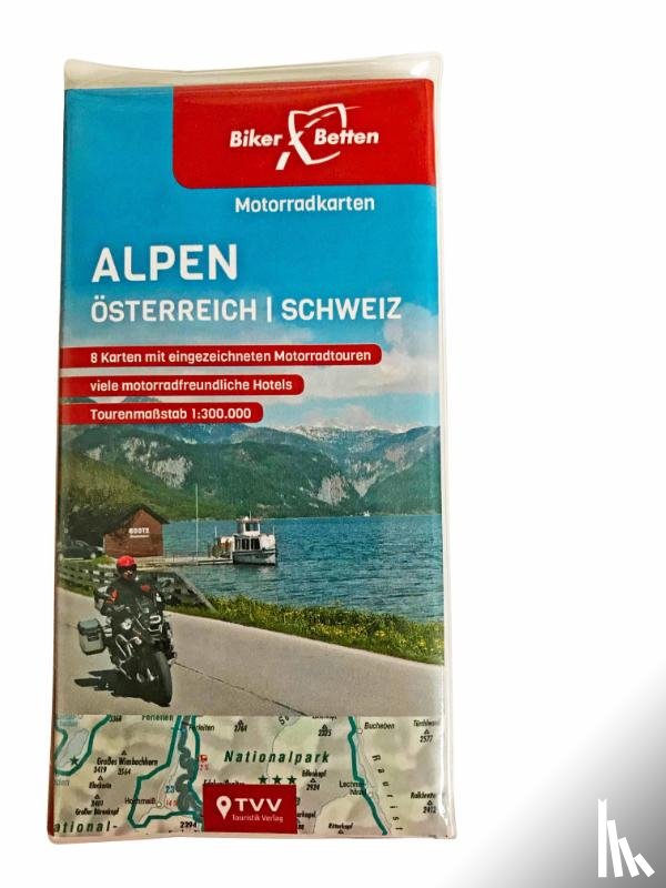  - Motorradkarten Set Alpen Österreich Schweiz