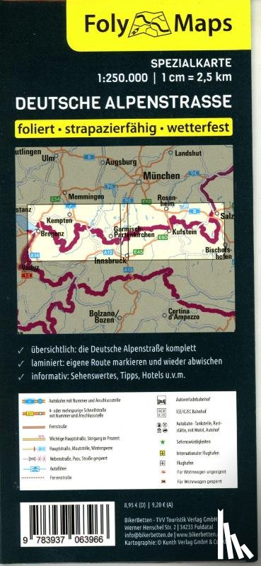  - FolyMaps Deutsche Alpenstraße Spezialkarte