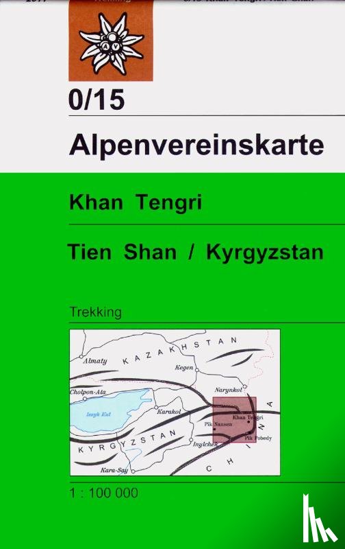  - DAV Alpenvereinskarte 0/15 Khan Tengri, Tien Shan / Kyrgyzstan 1 : 100 000
