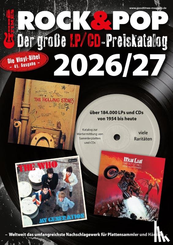 Reichold, Martin - Der große Rock & Pop LP/CD Preiskatalog 2026/27