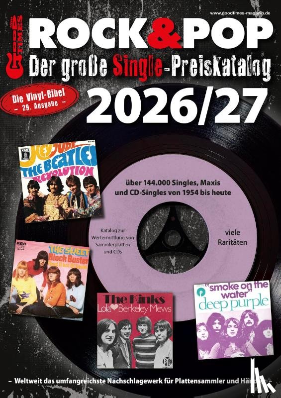 Reichold, Martin - Der große Rock & Pop Single Preiskatalog 2026/27