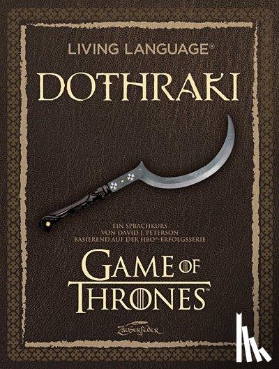 Peterson, David J. - Living Language Dothraki. Lehrbuch + CD