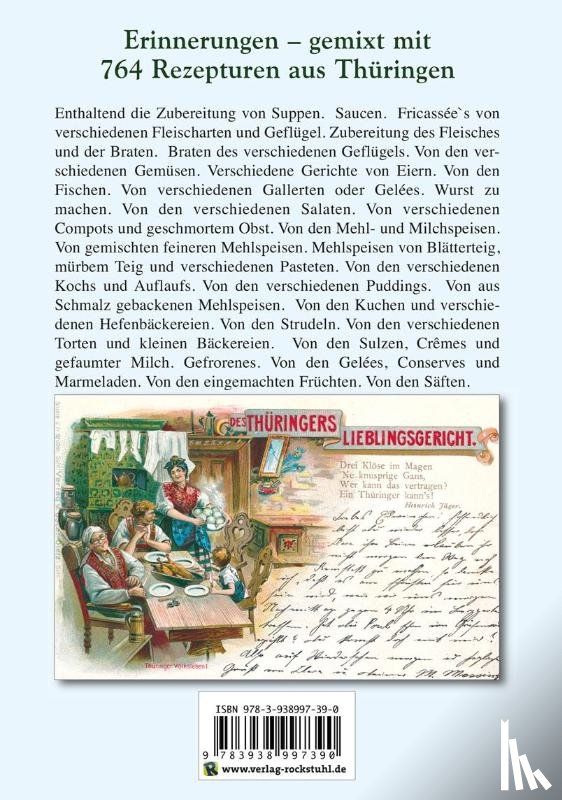  - Alt-Thüringer Kochbuch 1854