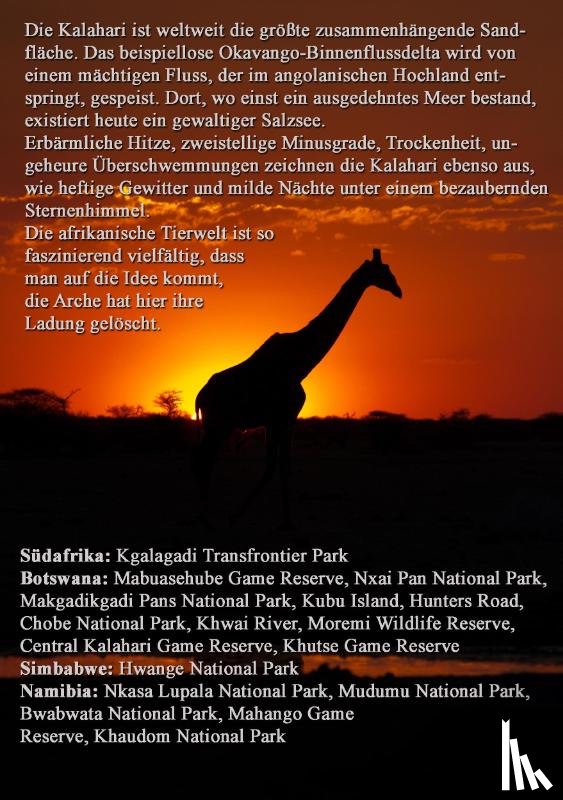 Christa, Gabi, Scharf, Uwe - KALAHARI: Alle Parks der Kalahari