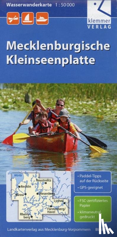  - Wasserwanderkarte Mecklenburgische Kleinseenplatte