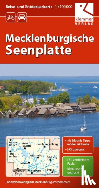  - Reise- und Entdeckerkarte Mecklenburgische Seenplatte 1 : 100 000