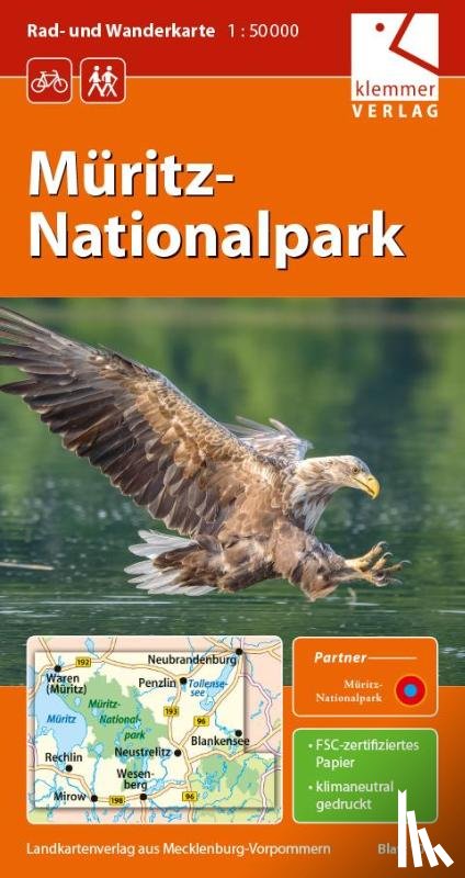  - Rad- und Wanderkarte Müritz-Nationalpark 1:50.000