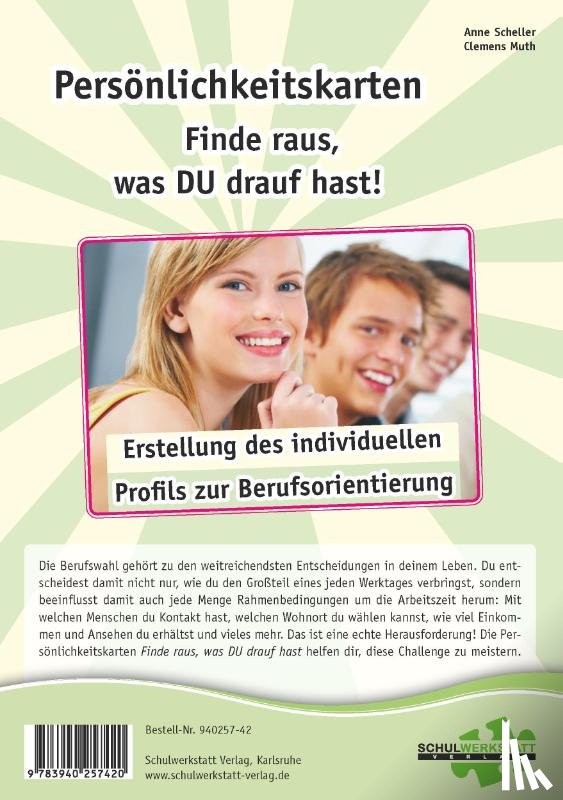 Scheller, Anne, Muth, Clemens - Persönlichkeitskarten "Finde raus, was DU drauf hast!"