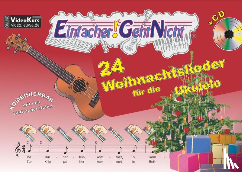 Oberlin, Anton, Leuchtner, Martin, Waizmann, Bruno - Einfacher!-Geht-Nicht: 24 Weihnachtslieder für die Ukulele mit CD