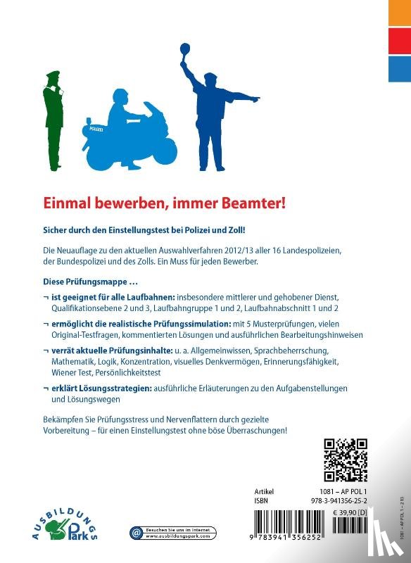 Guth, Kurt, Mery, Marcus - Der Eignungstest / Einstellungstest zur Ausbildung bei der Polizei
