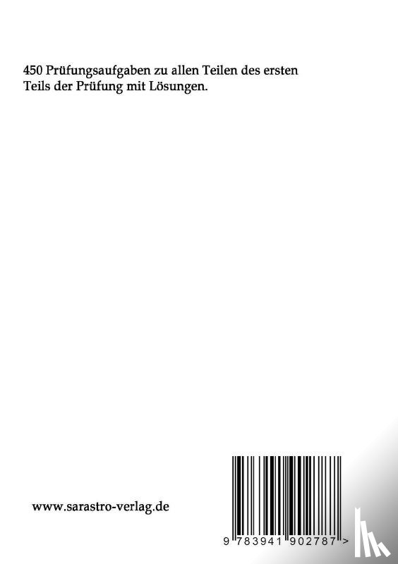  - 450 Prufungsaufgaben zum Wirtschaftsfachwirt