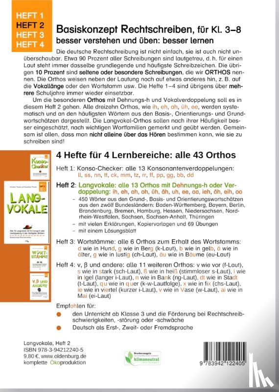 Thomé, Günther, Thomé, Dorothea - Langvokale