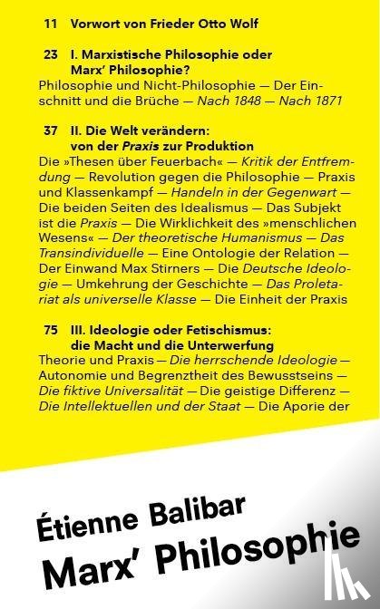 Balibar, Étienne - Marx' Philosophie