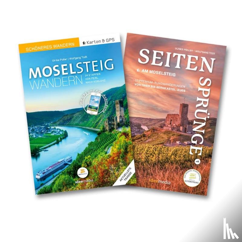 Poller, Ulrike, Todt, Wolfgang - Moselsteig & Seitensprünge Geschenk-Set: Die schönsten Strecken- und Rundwege an der Mosel
