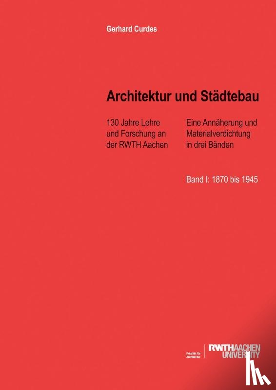 Curdes, Gerhard - Architektur und Städtebau