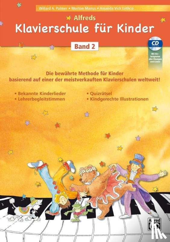 Vick Lethco, Amanda, Palmer, Willard A., Manus, Morton - Alfreds Klavierschule für Kinder Band 2