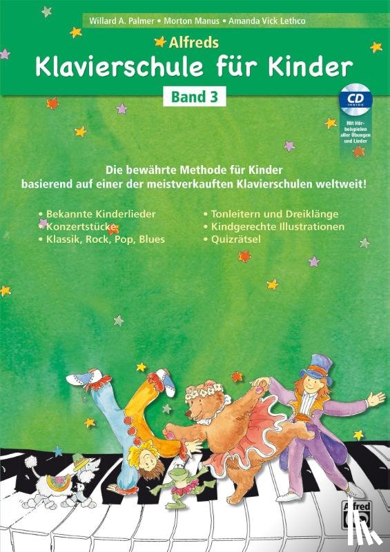 Lethco, Amanda Vick, Manus, Morton, Palmer, Willard A. - Alfreds Klavierschule für Kinder Band 3
