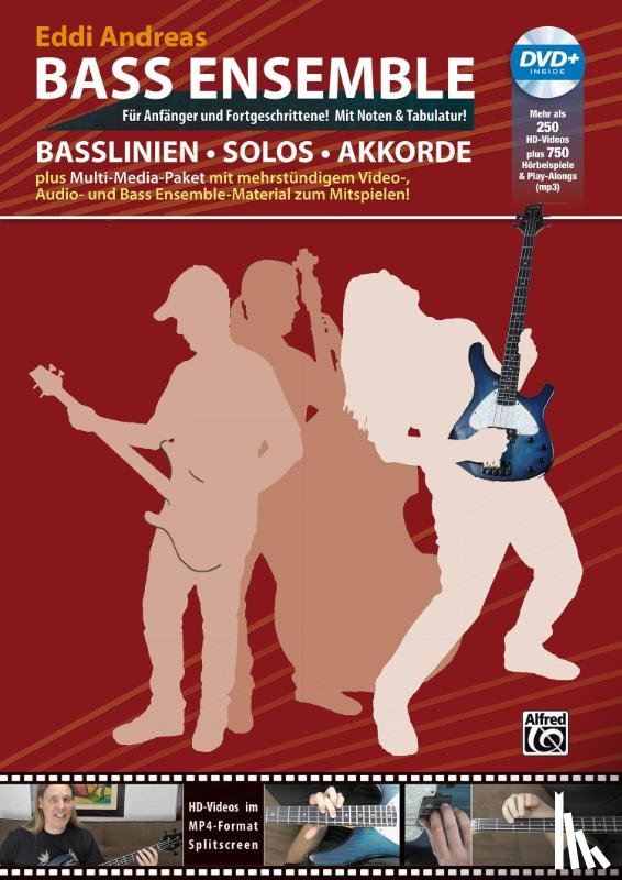 Andreas, Eddi - Bass Ensemble - plus Multi-Media-Paket mit mehrstündigem Video-, Audio- und Bass Ensemble-Material zum Mitspielen!