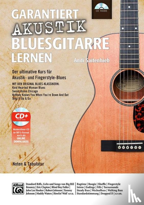 Saitenhieb, Andi - Garantiert Akustik Bluesgitarre lernen