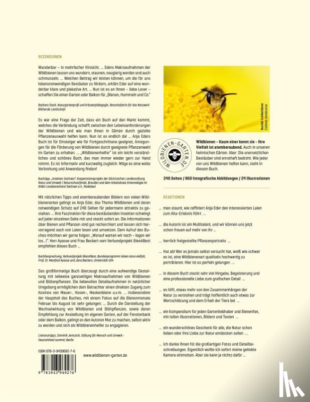 Eder, Anja, Peters, Dirk, Römer, Michael - WILDBIENENHELFER