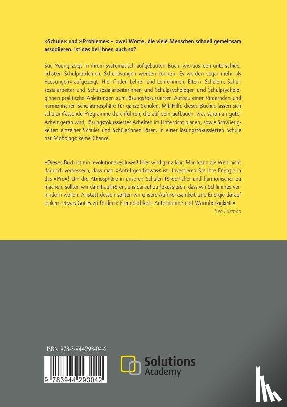 Young, Sue - Loesungsfokussierte Schule