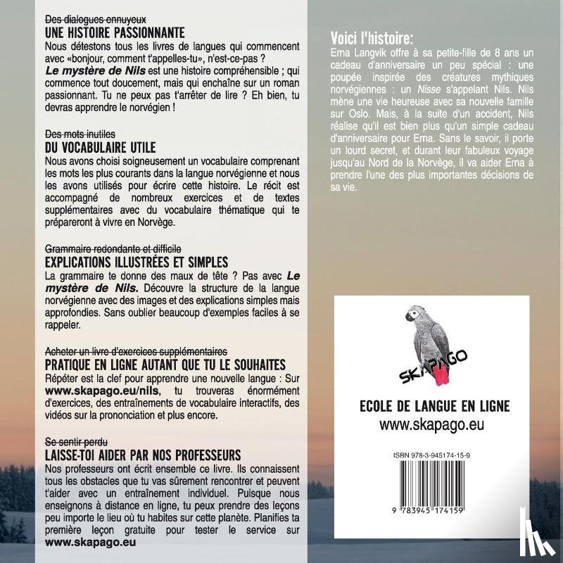 Skalla, Werner - Le mystere de Nils. Partie 1 - Cours de norvegien pour debutants (A1/A2). Apprends le norvegien a partir d'une histoire.