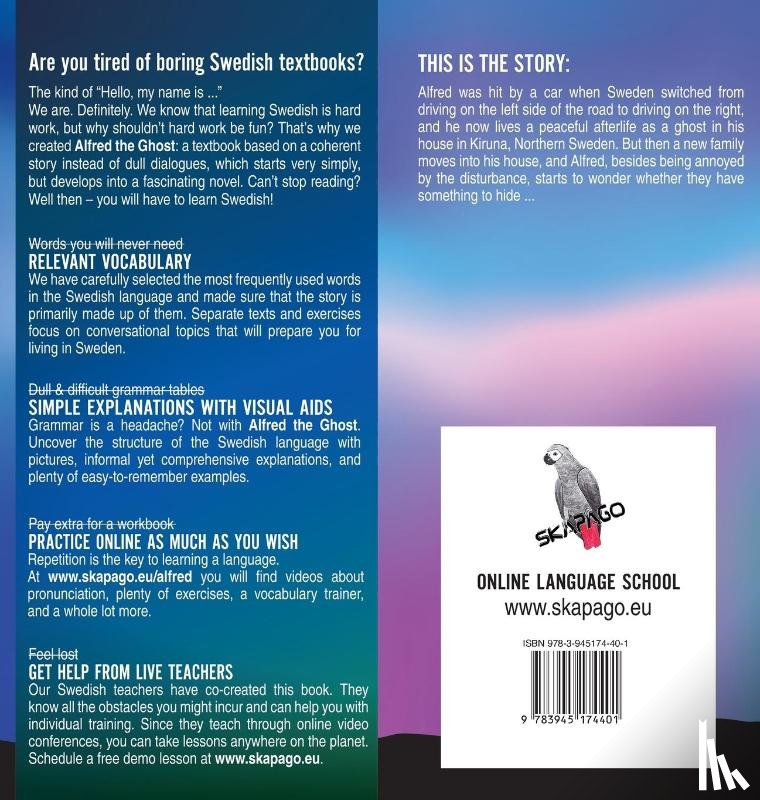 Eriksson, Joacim - Alfred the Ghost. Part 1 - Swedish Course for Beginners. Learn Swedish - Enjoy the Story.