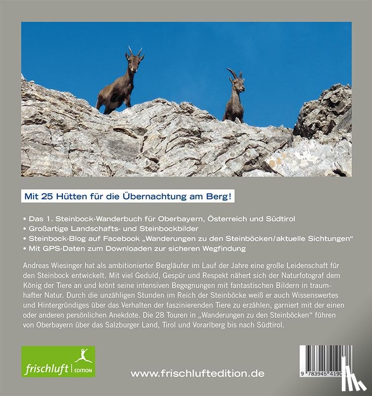 Wiesinger, Andreas - Wanderungen zu den Steinböcken