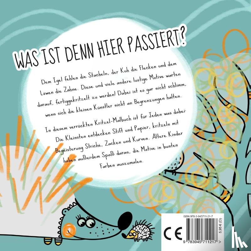 Weßner, Silke - Kritzel-Alarm! Das verrückte Kritzel-Malbuch zum Aus- und Fertigmalen - Ein erstes Kritzelbuch für Kinder ab 2 Jahre