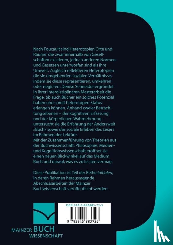 Schneider, Denise - Das Buch als Heterotopie