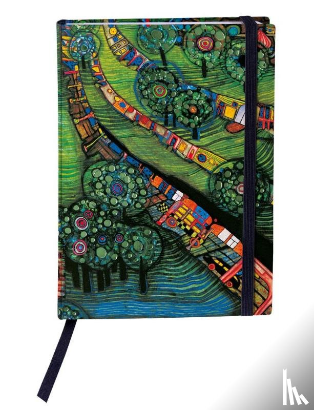  - Hundertwasser Notizbuch (Grüne Stadt)