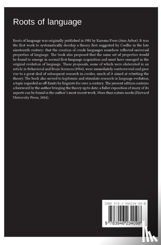 Bickerton, Professor Emeritus Linguistics Derek - Roots of language