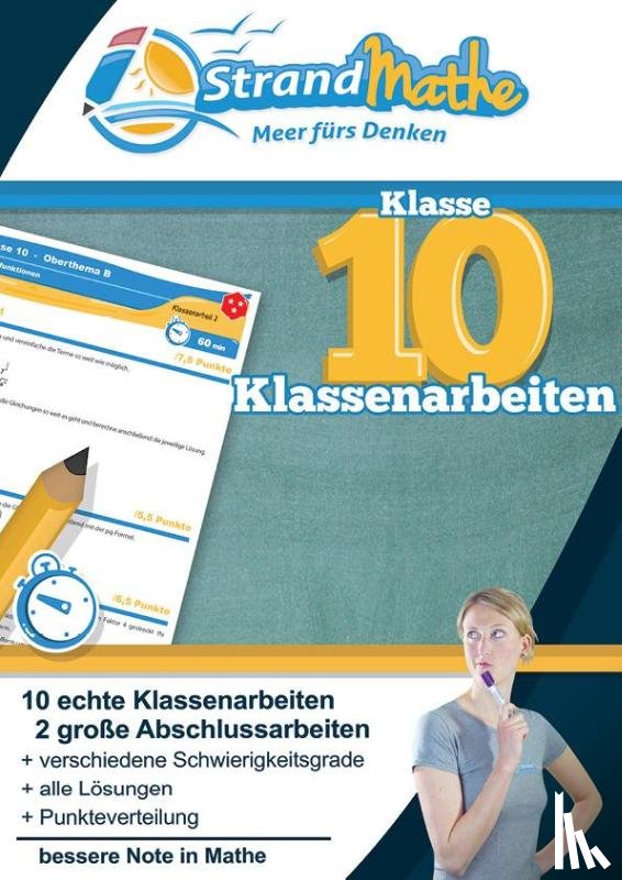 Zimmermann, Conrad, Hotop, Christian - Mathematik Klassenarbeits-Trainer Klasse 10 - mit Abschlussprüfungen - StrandMathe