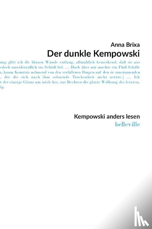 Brixa, Anna - Der dunkle Kempowski