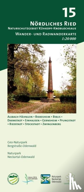  - Nördliches Ried - Naturschutzgebiet Kühkopf-Knoblochsaue 1:20.000