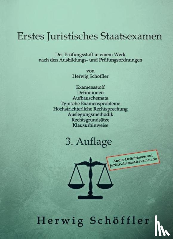 Schöffler, Herwig - Erstes Juristisches Staatsexamen