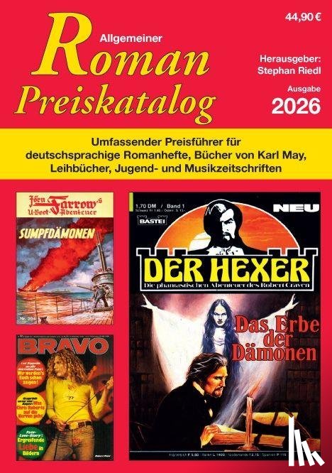 Riedl, Stefan - Roman & Musikzeitschriften Preiskatalog 2026 SC