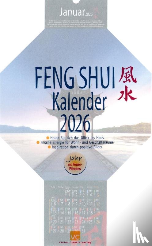  - Feng-Shui-Kalender 2026