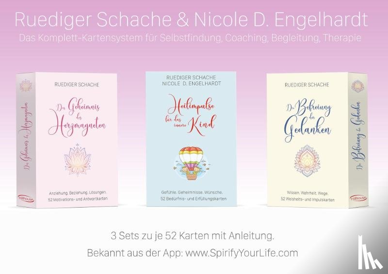 Schache, Ruediger - Therapiekarten-Set aus 3 x 52 Karten mit Anleitung