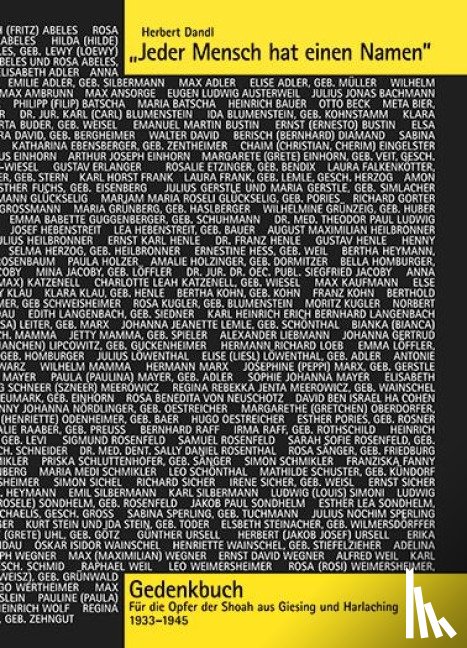 Dandl, Herbert - "Jeder Mensch hat einen Namen"